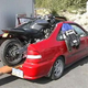 Illustration for article titled Wrecked Civic + Drag Bike = El Civico!